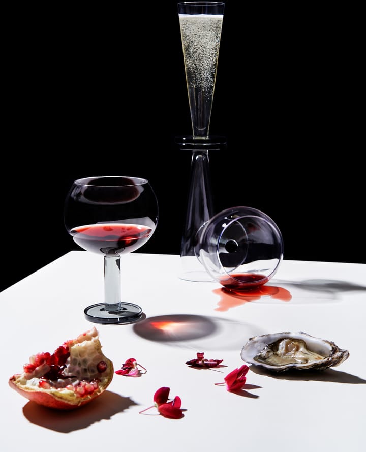 Szklanka na nodze Puck Balloon 450 ml 2-pak, Clear-smoke Tom Dixon