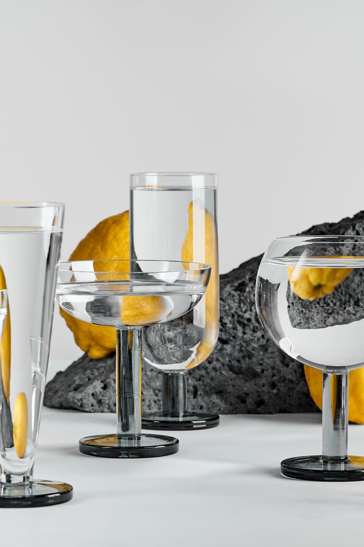 Szklanka na nodze Puck Balloon 450 ml 2-pak, Clear-smoke Tom Dixon