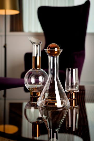 Szklanki do napojów Tank High Ball 380 ml 2-pak - Przezroczysty-miedziany - Tom Dixon