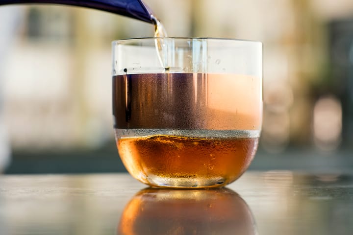 Szklanki do whiskey Tank 300 ml 2-pak, Przezroczysty-miedziany Tom Dixon