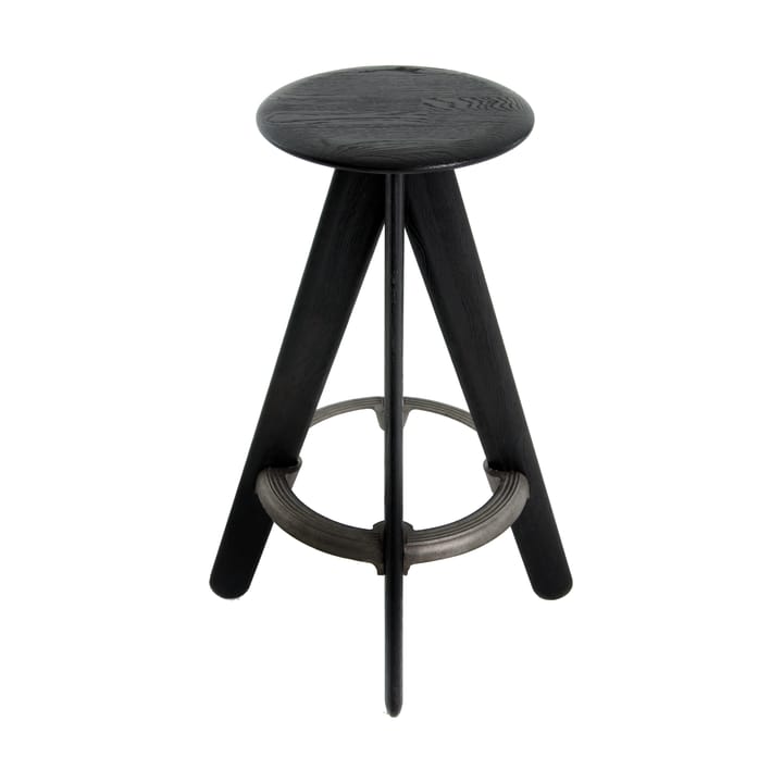 Taboret barowy Slab 76 cm - Czarny dąb - Tom Dixon