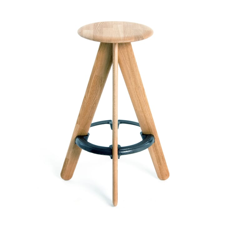 Taboret barowy Slab 76 cm - Dąb lity - Tom Dixon