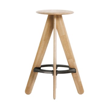Taboret barowy Slab 76 cm - Dąb lity - Tom Dixon