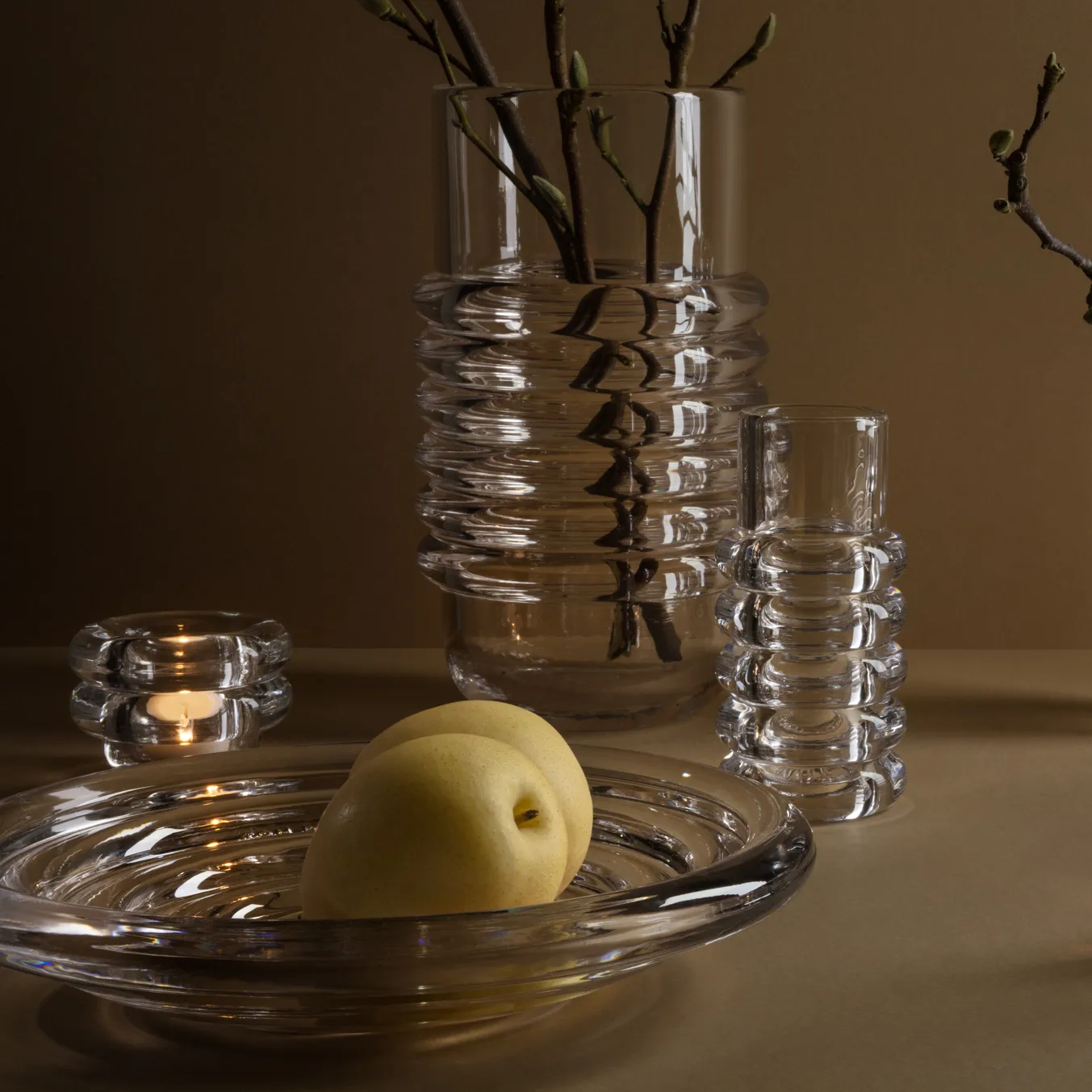 Wazon Press Stem, Przezroczysty Tom Dixon