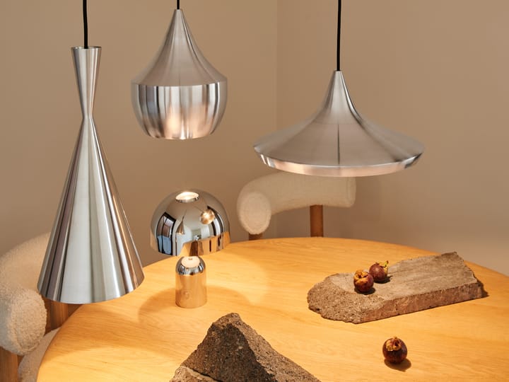 Wysoki abażur Beat Unbeaten Ø19 cm, Aluminium Tom Dixon