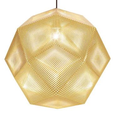Żyrandol Etch 50 cm - Mosiądz - Tom Dixon