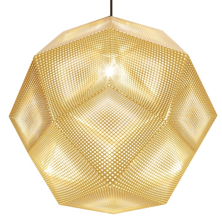 Żyrandol Etch 50 cm - Mosiądz - Tom Dixon