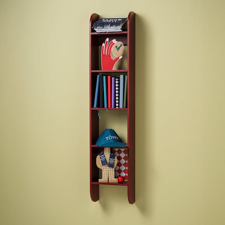 Flaneaur półka ścienna 27x128 cm, Burgundy TÔNN furniture
