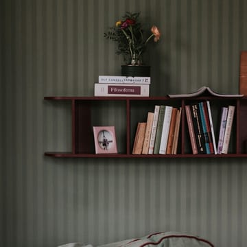 Flaneaur półka ścienna 27x128 cm - Burgundy - TÔNN furniture