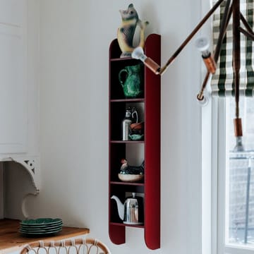 Flaneaur półka ścienna 27x128 cm - Burgundy - TÔNN furniture