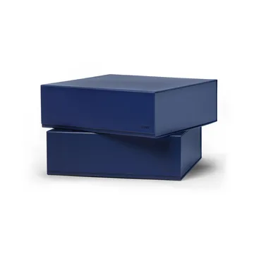 Pac box pudełko do przechowywania - Midnight blue, large 32,5×10,5×30 cm, 2 szt. - TÔNN furniture