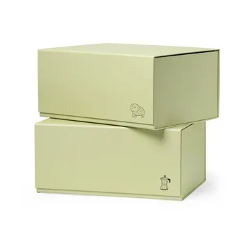 Pac box pudełko do przechowywania - TÔNN x MAJASBOK Elderflower green, 2 szt. - TÔNN furniture
