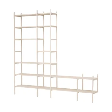 Portal półka TV, Off white, 244 cm - TÔNN furniture