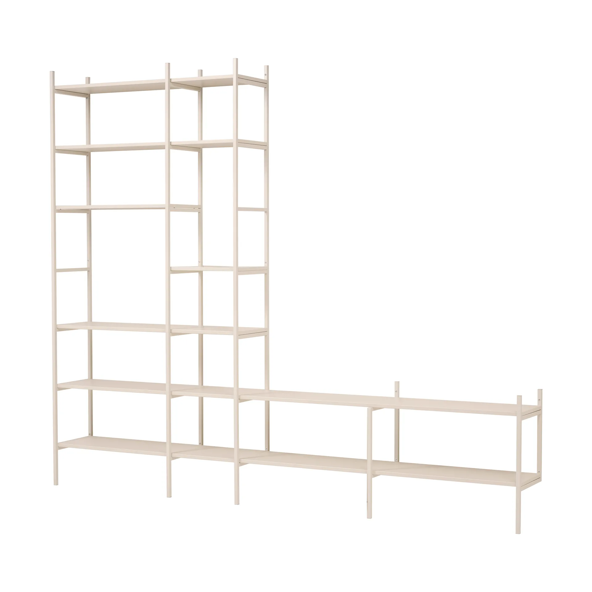 Portal półka TV, Off white, 279 cm,  TÔNN furniture