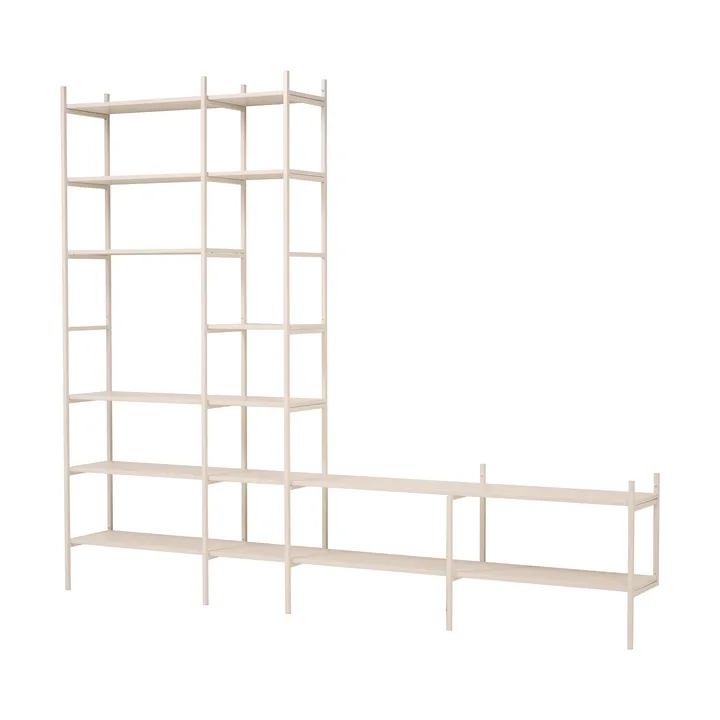 Portal półka TV, Off white, 279 cm - TÔNN furniture