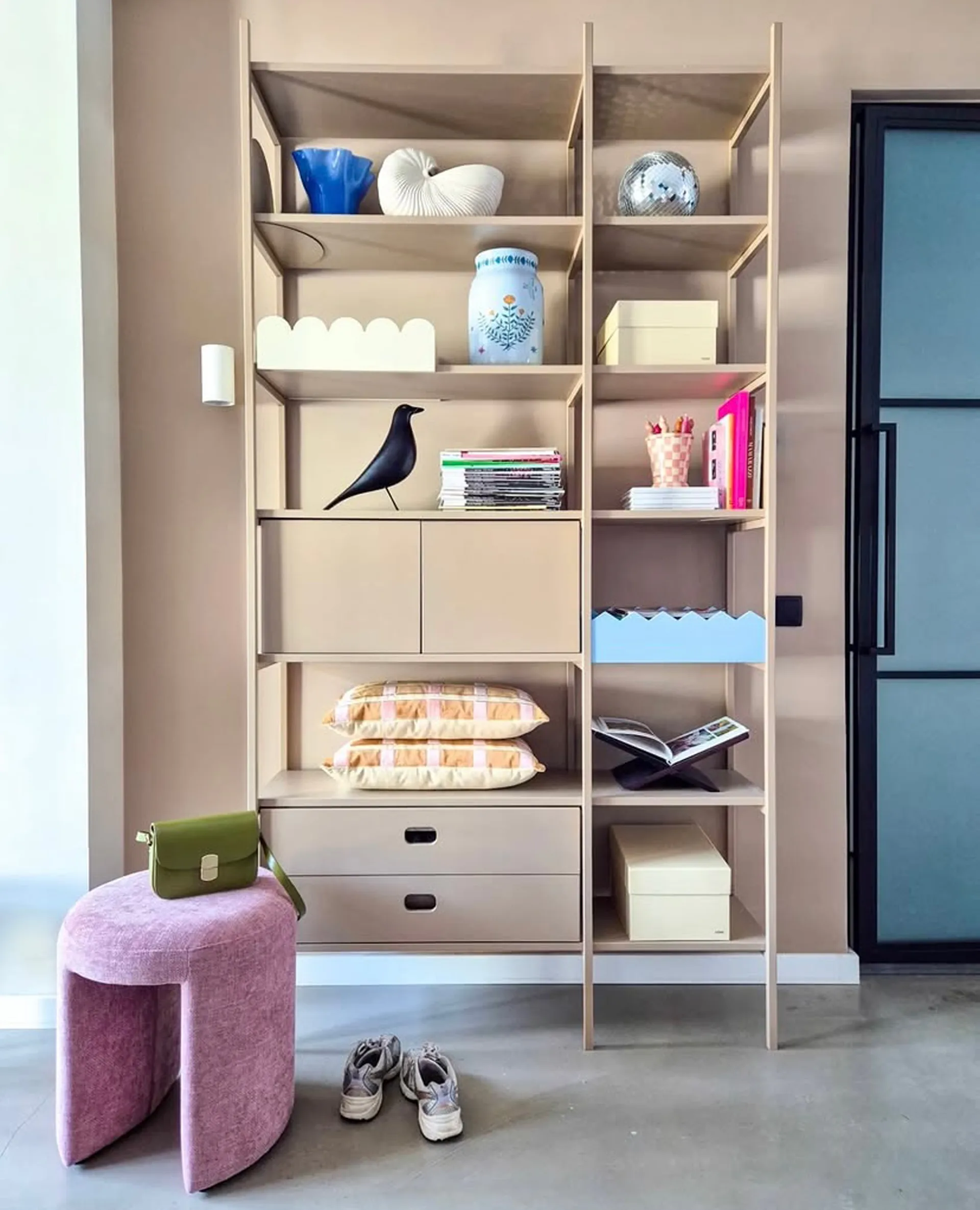 Portal regał, Camel, 123 cm,  TÔNN furniture
