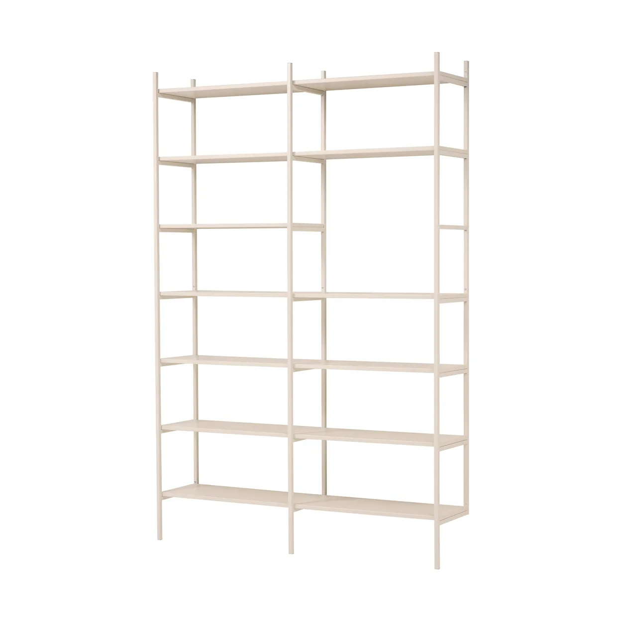 TÔNN furniture Portal regał na książki 158 cm - Off-white Portal regał na książki 158 cm - Off-white