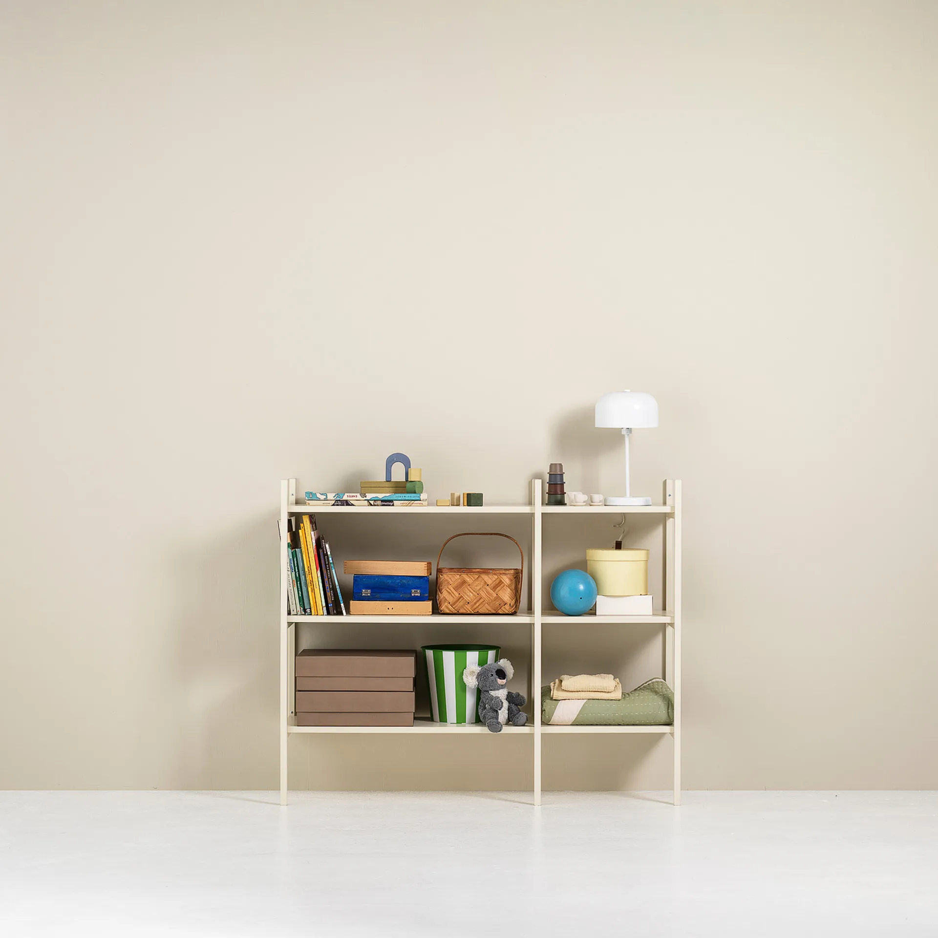 Portal regał small, Off white, 123 cm,  TÔNN furniture
