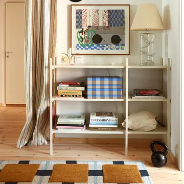 Portal regał small, Off white, 123 cm - TÔNN furniture