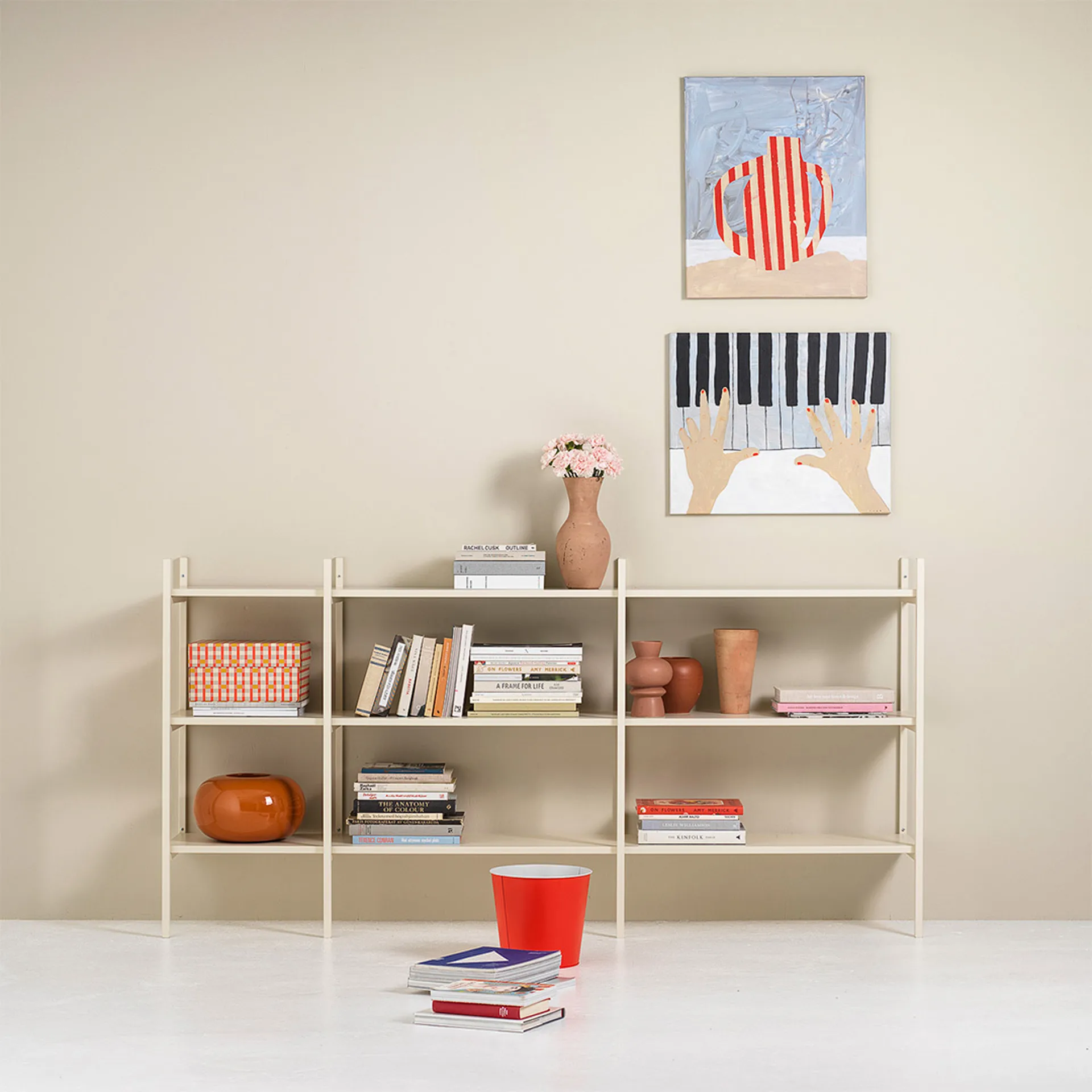 Portal regał small, Off white, 201 cm,  TÔNN furniture