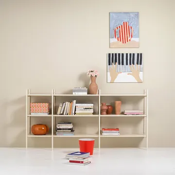 Portal regał small, Off white, 201 cm - TÔNN furniture