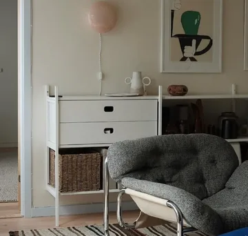 Portal regał small, White, 158 cm - TÔNN furniture