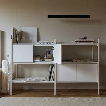 Portal regał small, White, 158 cm - TÔNN furniture