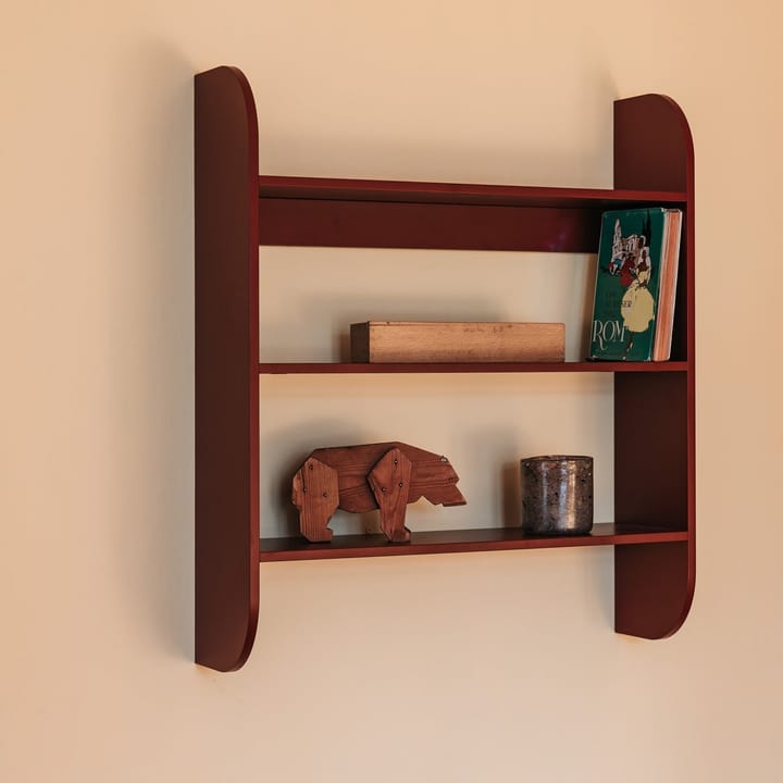 Strapats półka ścienna 62x73,6 cm, Burgundy TÔNN furniture