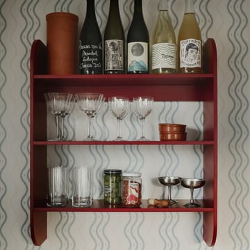 Strapats półka ścienna 62x73,6 cm - Burgundy - TÔNN furniture