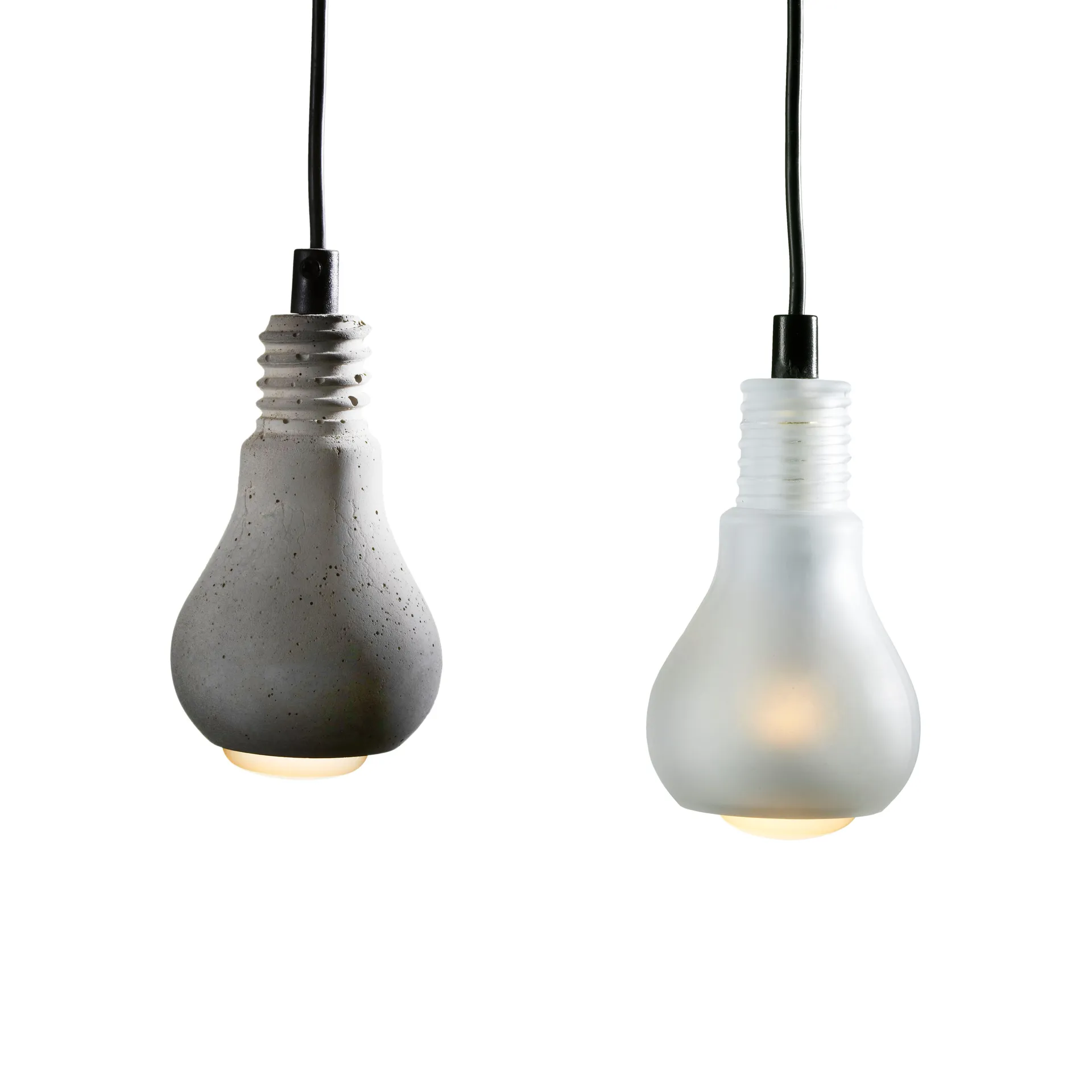 Lampa Edison, beton Tove Adman