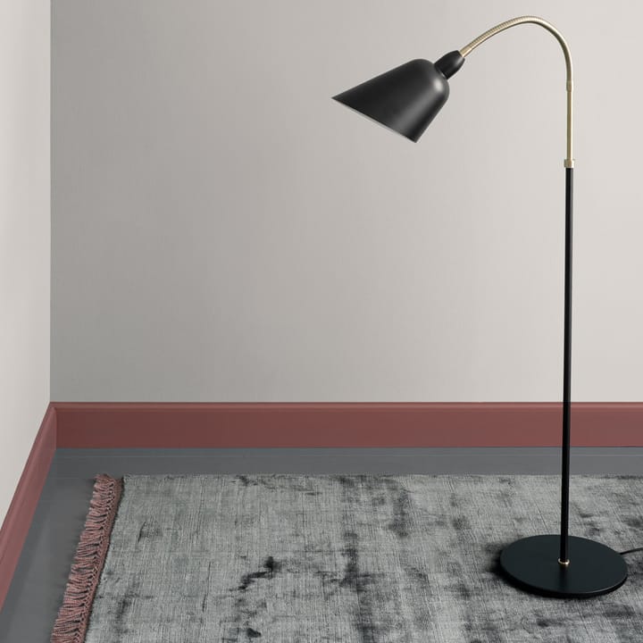 Bellevue AJ7 lampa podłogowa, black/steel &Tradition