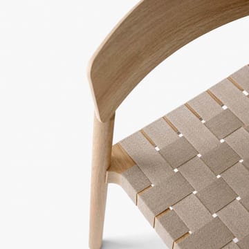 Betty TK1 Krzesło - Dębowe, naturalne plecione lniane siedzisko - &Tradition