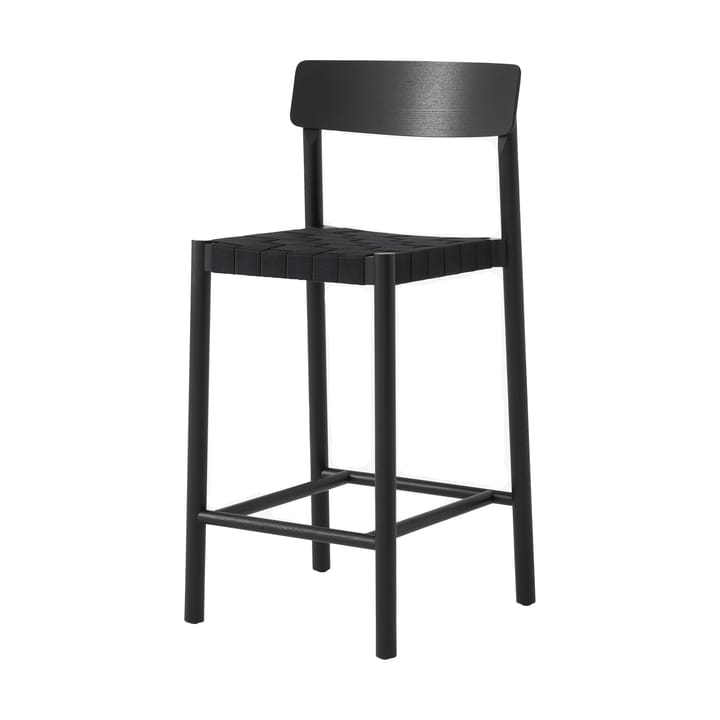 Betty TK12 Counter Chair stołek barowy 65 cm - Czarny len-jesion lakierowany na czarno - &Tradition