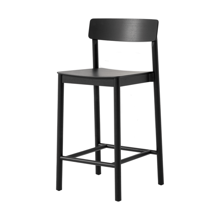 Betty TK13 Counter Chair stołek barowy 65 cm - Jesion lakierowany na czarno - &Tradition
