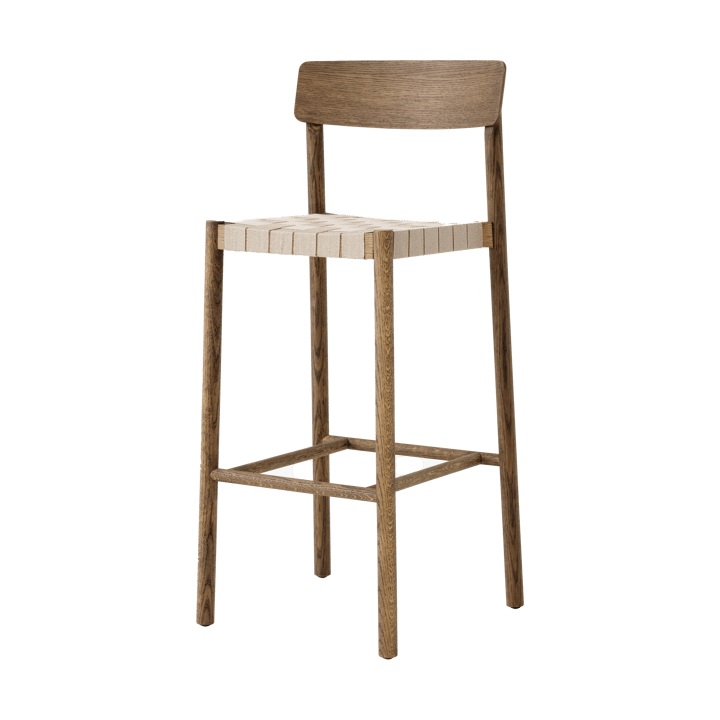 Betty TK15 Bar Chair stołek barowy 75 cm - Dąb wędzony-len w kolorze naturalnym - &Tradition