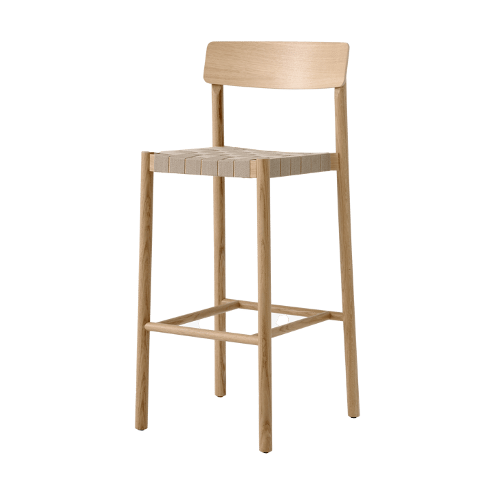 Betty TK15 Bar Chair stołek barowy 75 cm - Lakierowany dąb-len w kolorze naturalnym - &Tradition