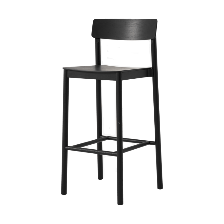 Betty TK16 Bar Chair stołek barowy 75 cm - Jesion lakierowany na czarno - &Tradition