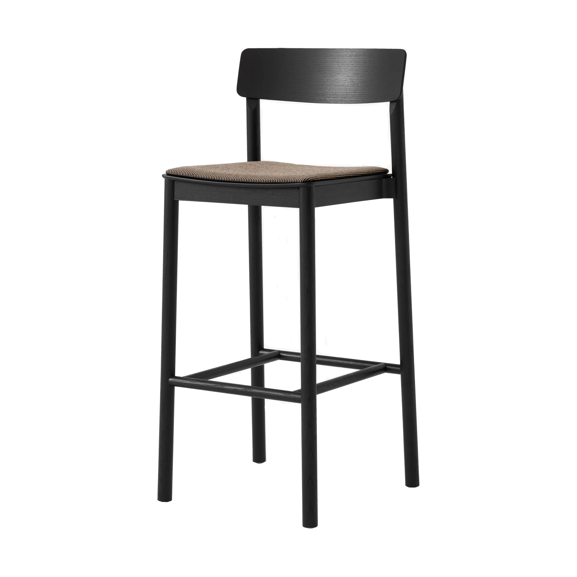 Betty TK17 Bar Chair stołek barowy 75 cm, Fuse 0351-jesion lakierowany na czarno &Tradition