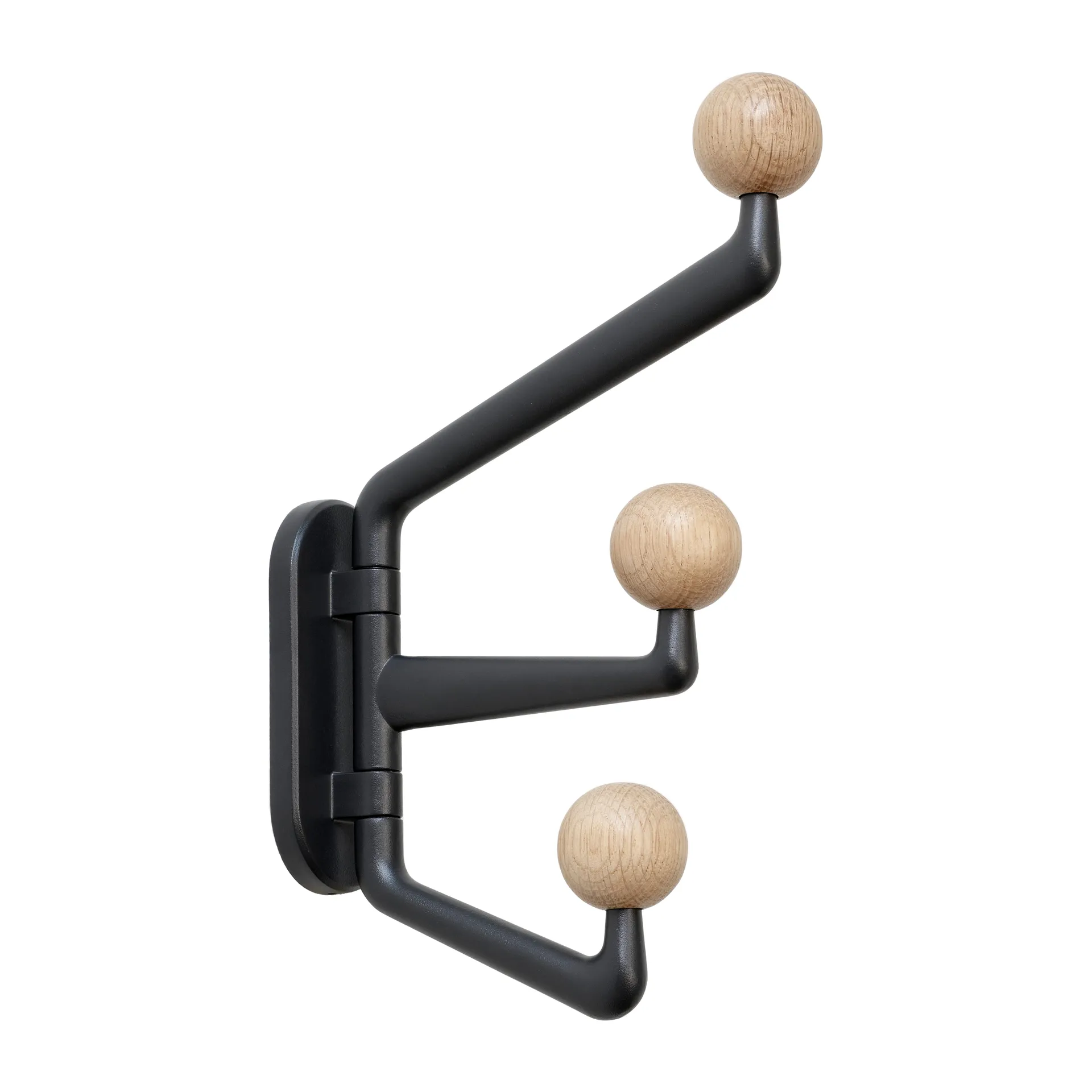 Capture SC74 hak mały 3-ramienny, Graphite-Oak &Tradition