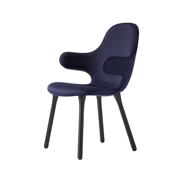 Catch JH1 krzesło, Balder 782 dark blue-czarny dąb &Tradition