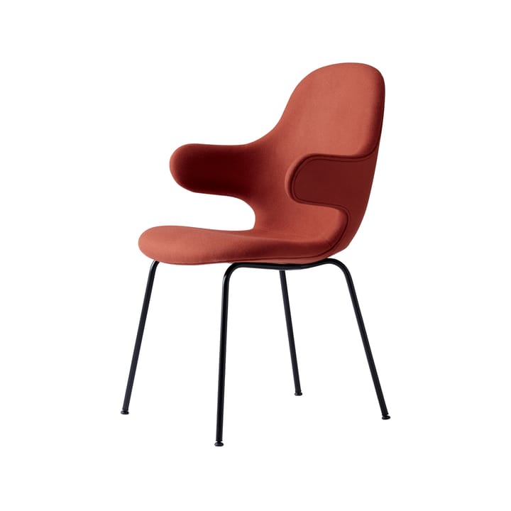 Catch JH15 krzesło - Divina 584 red-stal lakierowana na czarno - &Tradition