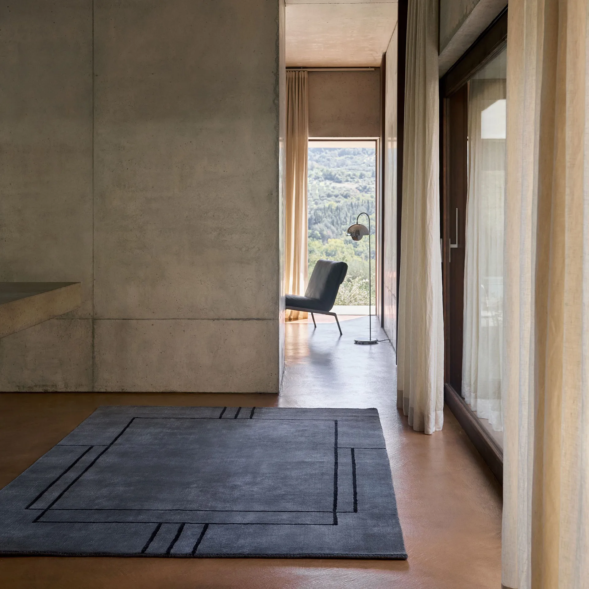 Cruise AP23 dywan 170x240 cm, Colombo Grey Blue &Tradition