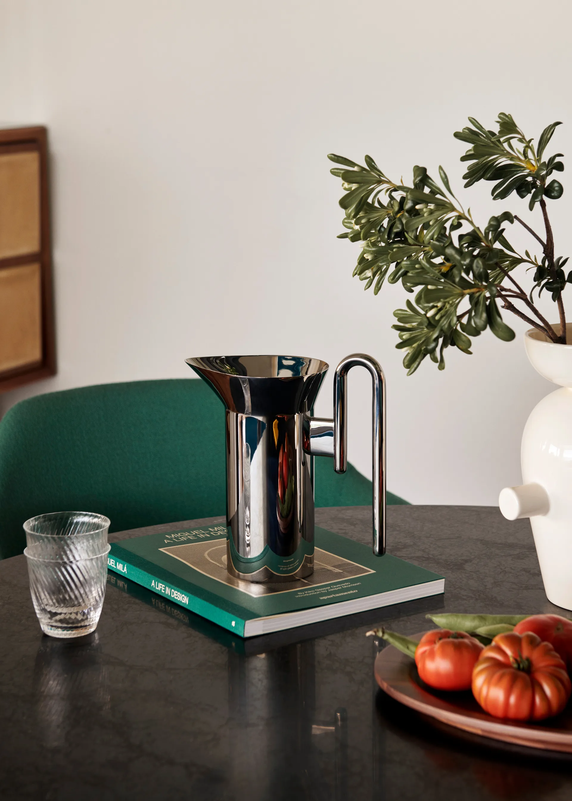 Dzbanek Momento JH38 1 litr, Polished Steel &Tradition