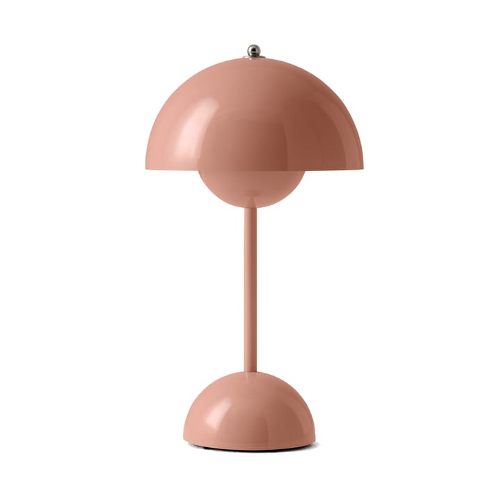 Flowerpot bezprzewodowa lampa stołowa VP9 - beż, czerwień - &Tradition