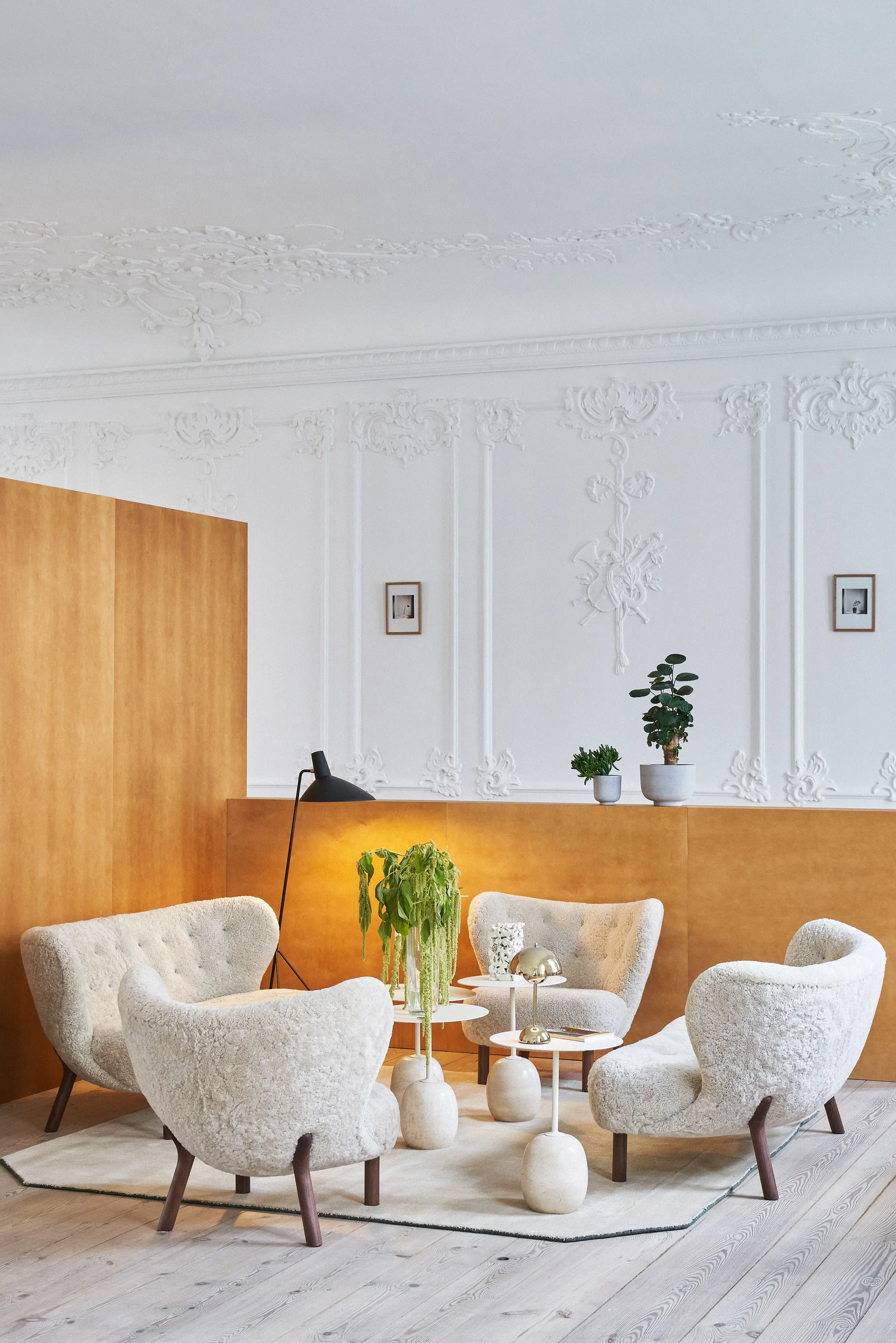 Flowerpot bezprzewodowa lampa stołowa VP9, Brass &Tradition