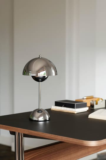 Flowerpot bezprzewodowa lampa stołowa VP9 - Chrome - &Tradition