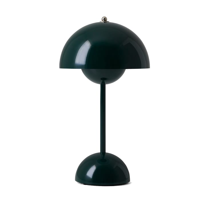 Flowerpot bezprzewodowa lampa stołowa VP9 - ciemny zielony - &Tradition