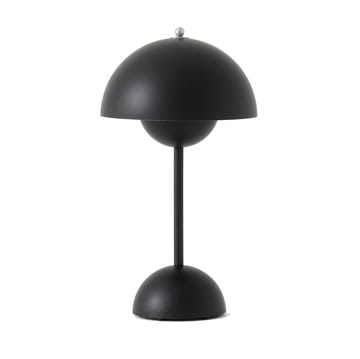 Flowerpot bezprzewodowa lampa stołowa VP9 - Czarna matowa - &Tradition
