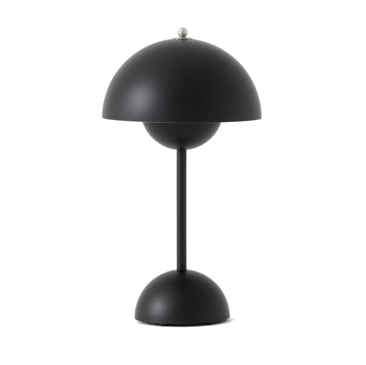 Flowerpot bezprzewodowa lampa stołowa VP9, Czarna matowa &Tradition