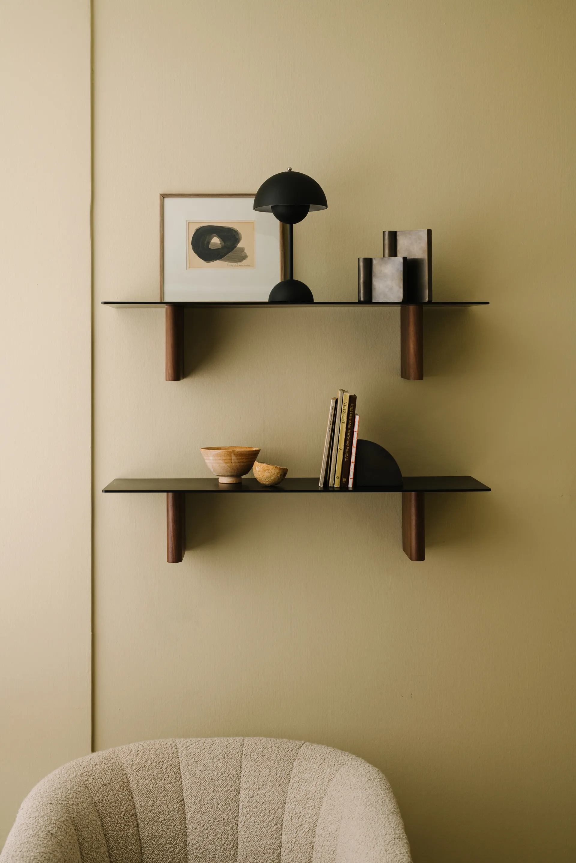 Flowerpot bezprzewodowa lampa stołowa VP9, Czarna matowa &Tradition